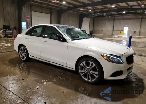 2018 Mercedes-Benz C 300 4Matic from USA, damaged, VIN 55SWF4KB0JU272709